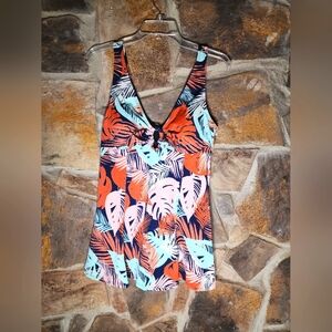 Fit 4u leafy one piece swimsuit